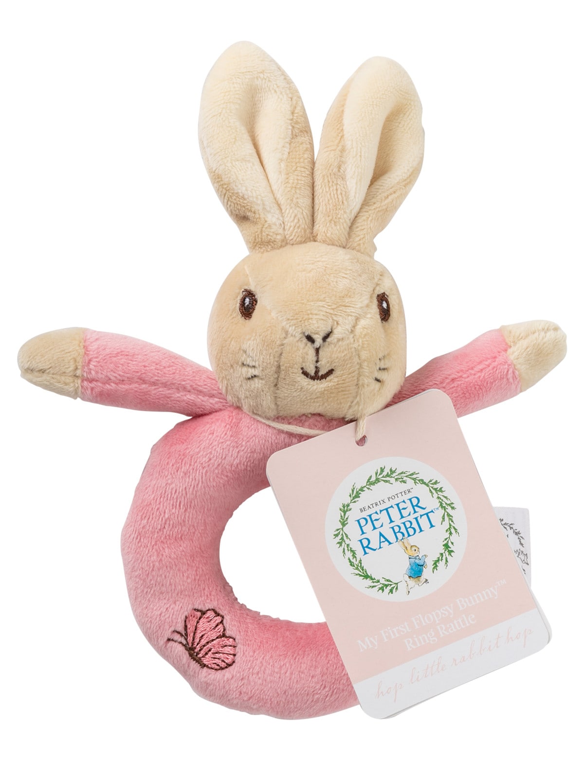 Peter Rabbit Rattle Toy Peter Rabbit Flopsy Bunny Ring Rattle, Assorted - Nursery Toys & Play