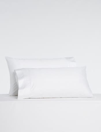 Mondo Cambridge 600 Thread Standard Pillowcase Pair, White product photo
