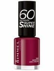 Rimmel 60 Seconds Nail Polish, #340 Berries & Cream product photo
