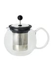 Bodum Assam Glass Teapot, 1 litre, Stainless Steel product photo