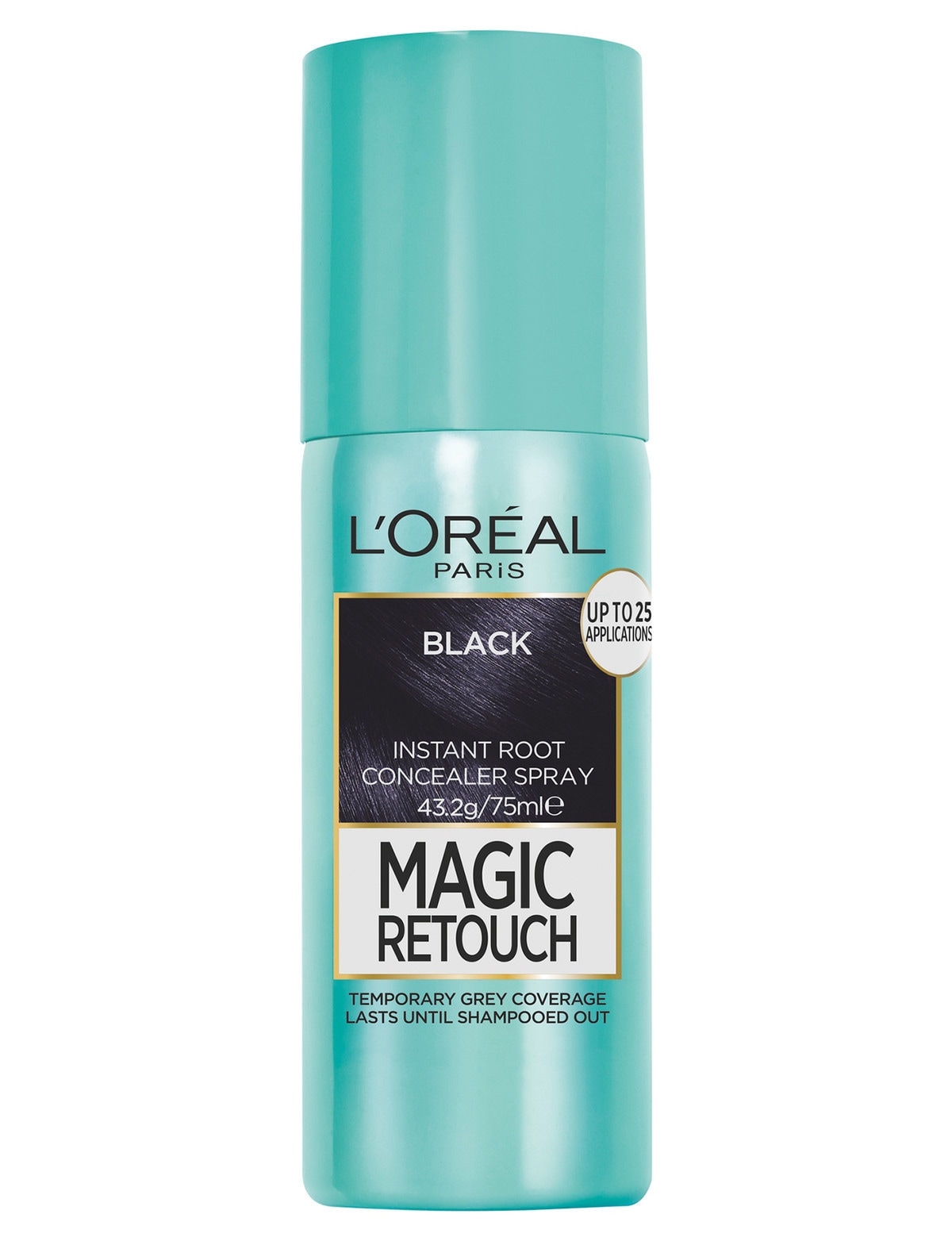 L'Oreal Paris Magic Retouch Temporary Root Concealer Spray, Black - Hair  Colour