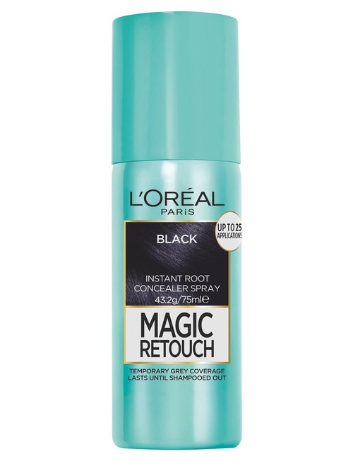 L'Oreal Paris Magic Retouch Temporary Root Concealer Spray, Black product photo