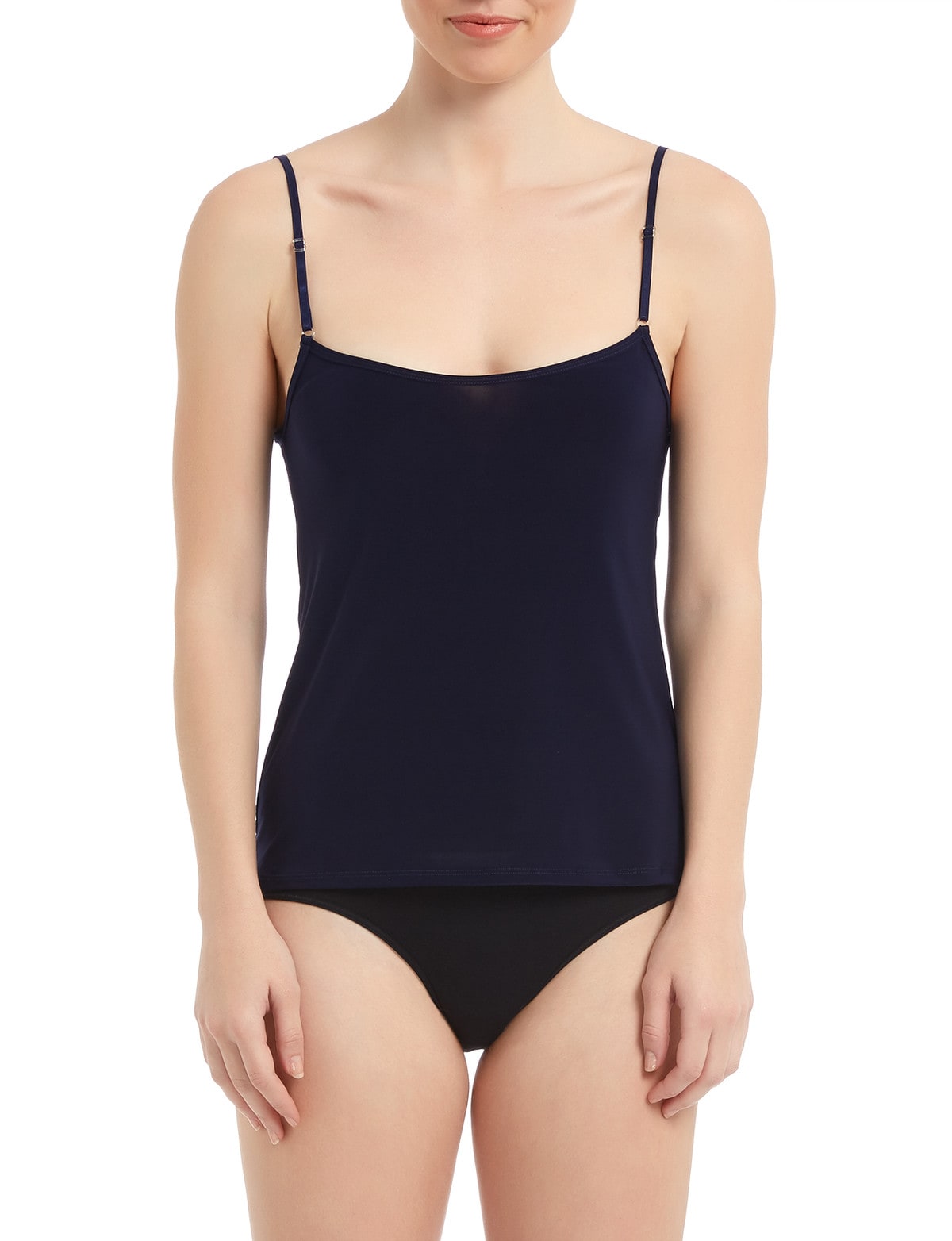 Essence Reversible Cami, Navy Camisoles, Slips Bodysuits