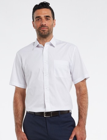 Chisel Essential Short-Sleeve Shirt, White product photo