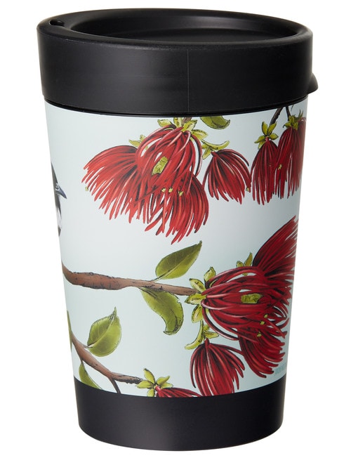 Cuppacoffeecup Travel Coffee Mug, Pohutukawa & Tui, 335ml product photo View 02 L