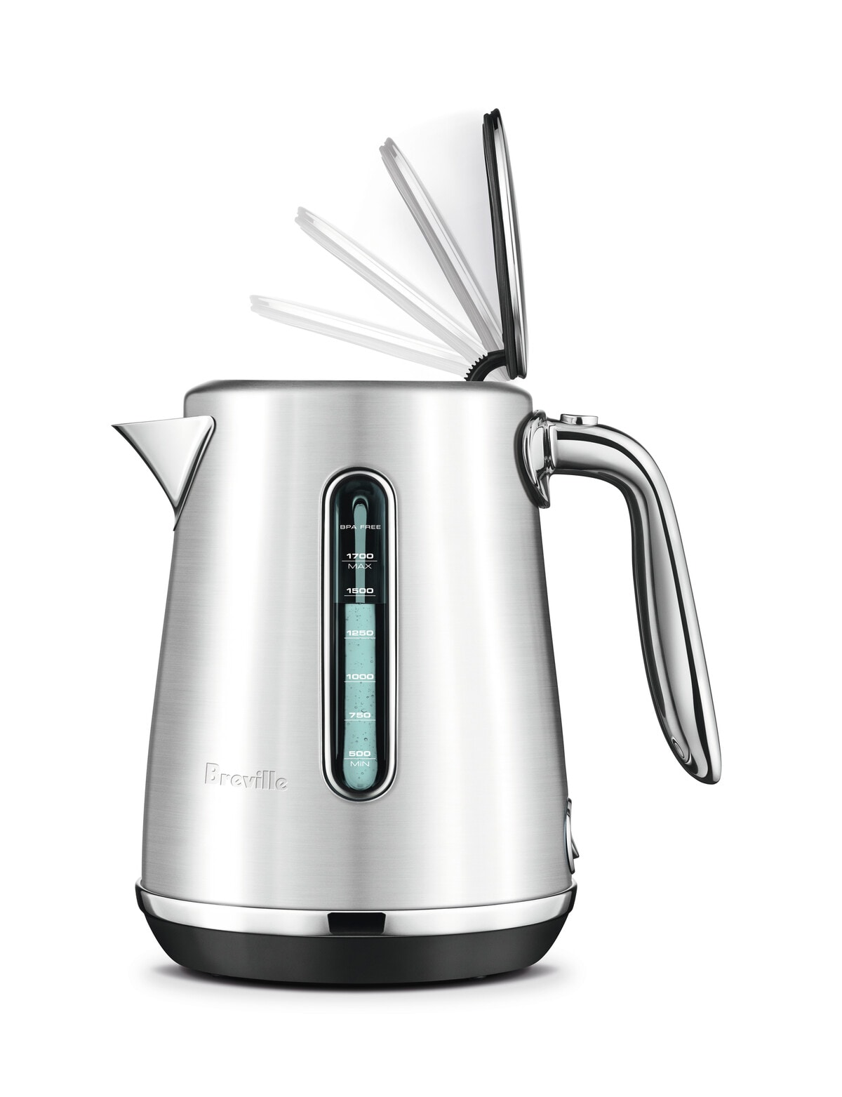 Breville The Soft Top Luxe Kettle, BKE735BSS Kettles & Jugs