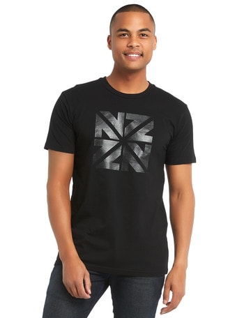 Mr Vintage Tonal Black NZZN Tee product photo