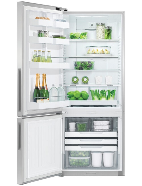 Fisher & Paykel 413L ActiveSmart Freestanding Fridge Freezer, RF442BLPX6 product photo View 02 L