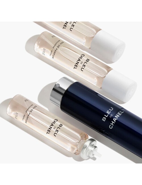 CHANEL BLEU DE CHANEL Twist and Spray Refillable Bottle - Eau de Parfum 3x20ML product photo View 02 L