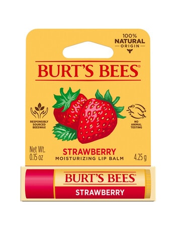 Burts Bees Lip Balm, Strawberry product photo