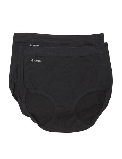 Jockey Woman Comfort Classic Full Brief 2-Pack Black product photo View 04 L