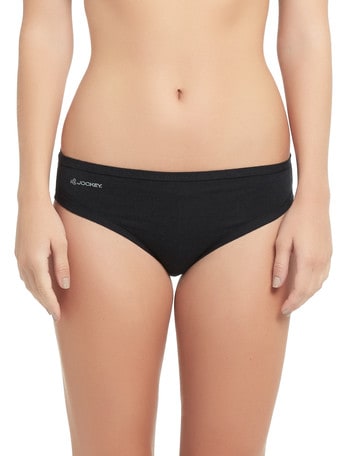 Jockey Woman Comfort Classic Bikini Brief 2-Pack Black product photo