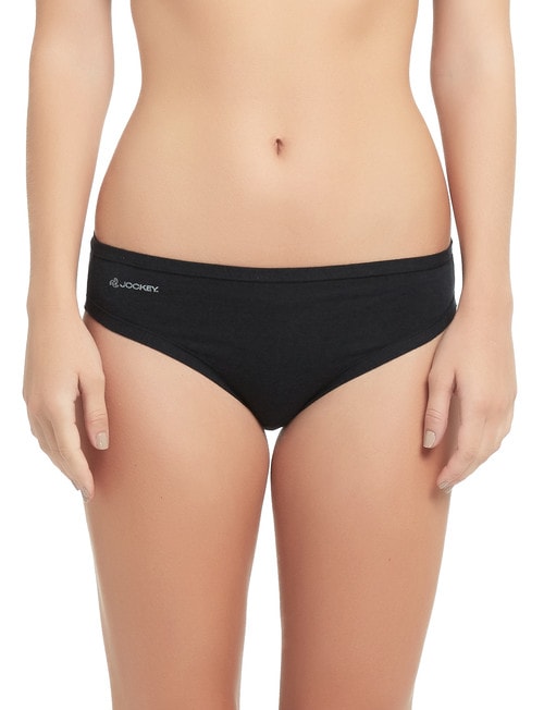 Jockey Woman Comfort Classic Bikini Brief 2-Pack Black product photo