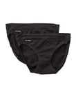 Jockey Woman Comfort Classic Bikini Brief 2-Pack Black product photo View 04 S