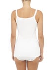 Jockey Woman Pure Comfort Cotton Ribbed Cami, White product photo View 02 S