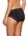 Jockey Woman Parisienne Cotton Bikini Brief, Black product photo View 02 S