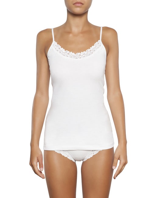 Jockey Woman Parisienne Cotton Cami, White product photo