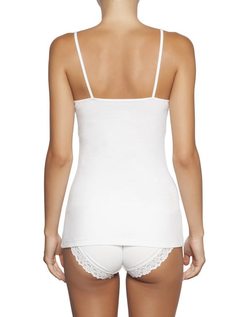 Jockey Woman Parisienne Cotton Cami, White product photo View 02 L