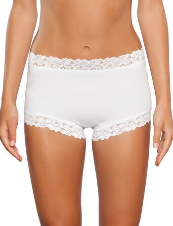 Jockey Woman Parisienne Cotton Full Brief, White product photo