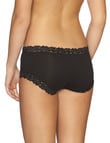 Jockey Woman Parisienne Cotton Boyleg Brief, Black product photo View 02 S