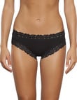 Jockey Woman Parisienne Cotton Bikini Brief, Black product photo