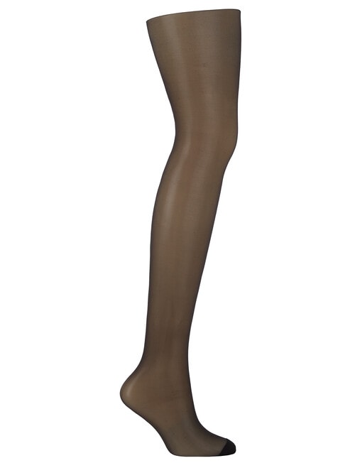 Voodoo Sheer Shine Firm Control Pantyhose, 15D, Eclipse product photo View 02 L