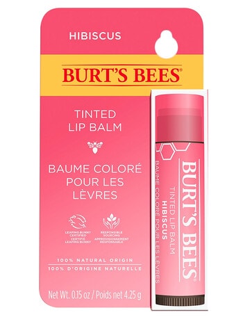 Burts Bees Tinted Lip Balm, Hibiscus product photo