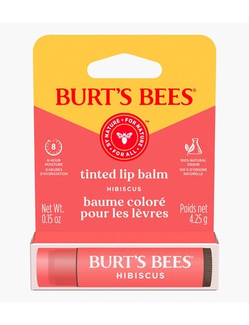 Burts Bees Tinted Lip Balm Hibiscus, 4.25g product photo
