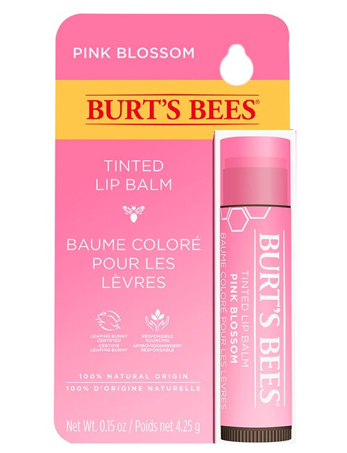 Burts Bees Tinted Lip Balm, Pink Blossom product photo