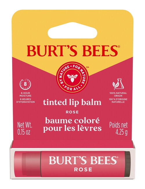 Burts Bees Tinted Lip Balm Rose, 4.25g product photo