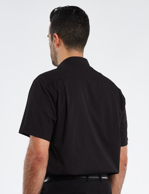 Chisel Essential Short-Sleeve Shirt, Black product photo View 02 L