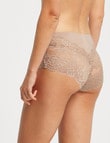 Lyric Bandeau Lace Brief, Light Brown product photo View 02 S