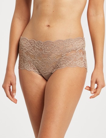 Lyric Bandeau Lace Brief, Light Brown product photo