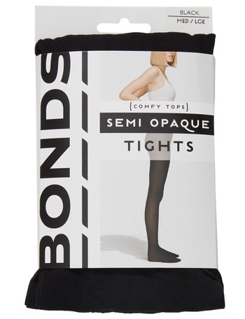 Bonds Semi Opaque Tight 40D, Black product photo