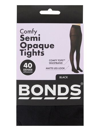 Bonds Semi Opaque Tight 40D, Black product photo