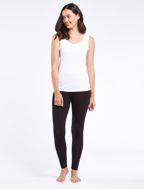 Bodycode Scoop Neck Tank, White product photo View 03 L