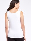 Bodycode Scoop Neck Tank, White product photo View 02 S