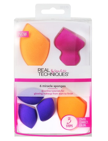 Real Techniques 6 Miracle Sponges product photo