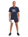 Canterbury Twill Harlequin Short, Navy product photo View 03 S