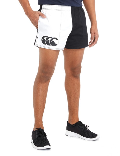 Canterbury Twill Harlequin Short, Black product photo