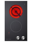 Fisher & Paykel Electric Ceramic Glass Cooktop 2 Zone, Black, CE302CBX2 product photo