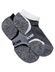Bonds Ultimate Comfort Low-Cut Sock, 2-Pack 3-8, Black & White product photo View 02 S