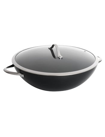 Baccarat iD3 Hard Anodised Wok with Lid, 36cm product photo