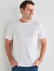 Chisel Ultimate Crew Neck Tee, White product photo View 04 S