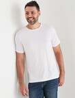 Chisel Ultimate Crew Neck Tee, White product photo