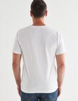Chisel Ultimate Crew Neck Tee, White product photo View 02 S