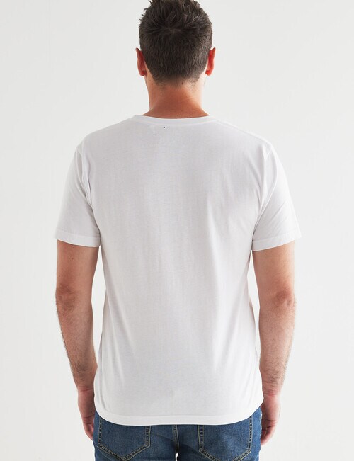 Chisel Ultimate Crew Neck Tee, White product photo View 02 L