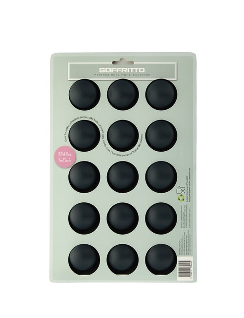 Soffritto Pro Bake Silicone Dome Mould, 4cm product photo View 02 L