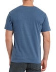 Chisel Ultimate Crew Tee, Blue Marle product photo View 02 S
