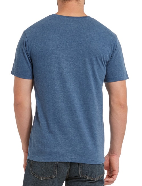 Chisel Ultimate Crew Tee, Blue Marle product photo View 02 L